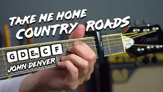 Download Take Me Home Country Roads - Acoustic Guitar Lesson - John Denver MP3