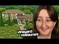 i built a VINEYARD in the sims