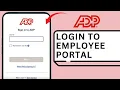 ADP WORKFORCE NOW EMPLOYEE LOGIN HOW TO LOGIN SIGNIN ADP WORKFORCE