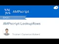 AMPscript LookupRows - Salesforce Marketing Cloud Functions in 5 minutes