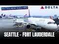 TRIP REPORT Delta s NEW A321 NEO Seattle - Ft Lauderdale A321 NEO Delta Airlines Economy