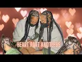 Heart Part Knotless Box Braids beginner friendly