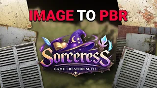 Convert Image to full PBR Materials using AI - Sorceress Game Creation Suite
