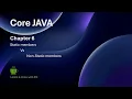 Java for Beginners Static Vs non-Static members