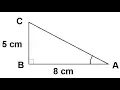 Angle in Right-Angled Triangle using Trigonometry on Casio calculator