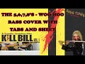 The 5,6,7,8's - Woo Hoo BASS COVER (with Tabs and Sheet)