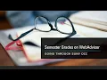 Checking Your Semester Grades on WebAdvisor End of Semester Help