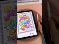 iPad relaxation color with me apple pencil asmr lake coloring app iPad drawing