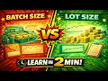 Batch Size vs Lot Size