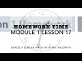 Eureka Math Homework Time Grade 4 Module 1 Lesson 17