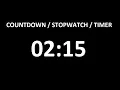 timer 135 seconds 2 minutes 15 seconds