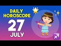 Sagittarius horoscope today - July 27 2026
