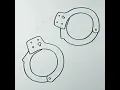 Easy Drawing Handcuff