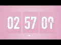 3 Hr Countdown Timer 🌸 Flip Clock 🔔