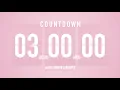 Download Lagu 3 Hour Countdown Timer 🌸 Flip Clock with Simple Beeps 🔔