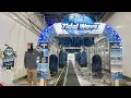 TIDAL WAVE Car Wash Ride Along and Drive Through POV