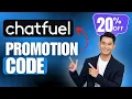 Chat Fuel Promotion Code - provakar87 Get 20 Discount On All Plans Chat Fuel Discount 2025