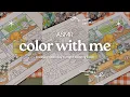 ASMR color with me Bobbie Goods coloring book using Ohuhu markers no talking