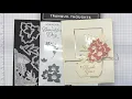 Stampin Up Tranquil Thoughts Thank You Card Tutorial