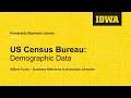US Census Bureau: Demographic Data