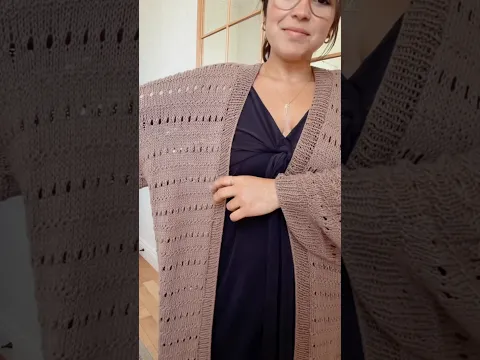 Cardigan Tejido - Nuevo patrón gratis! ✨