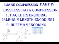 Part 4 Image Compression Lossless Compression Pack-bits Encoding RLE Huffman Encoding