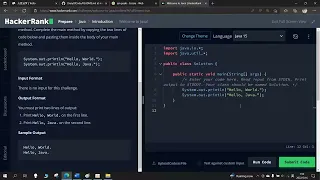 Hello Java - Hacker Rank Solution