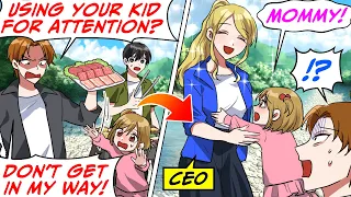 I Brought My Daughter to a Company BBQ But My Boss Who Has a Crush on Our CEO RomCom Manga Dub