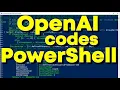 OpenAI writes PowerShell Code ChatGPT Artificial Intelligence Coding