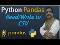 Python Pandas Tutorials 8 CSV Files Working with CSV Files read - csv to