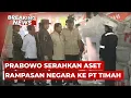 BREAKING NEWS - Presiden Prabowo Serahkan Aset Barang Rampasan Negara ke PT Timah di Bangka Belitung