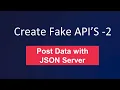 post request to json sever fetch method post request json server in telugu