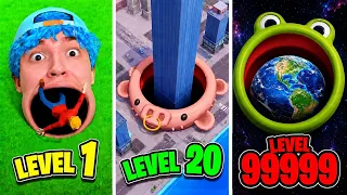 A CADA SEGUNDO O BURACO FICA MAIOR ATÉ ENGOLIR O PLANETA 999.999!!