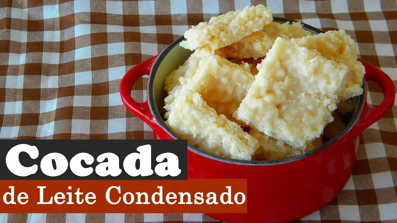 RECEITA DE COCADA DE LEITE CONDENSADO (FÁCIL E RÁPIDA)