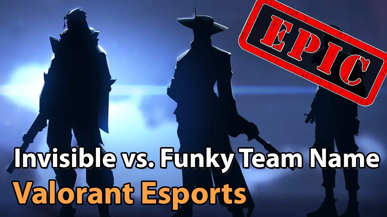 ► EPIC Valorant Esports - Team Invisible vs. Funky Team Name - LVL Valorant Clash