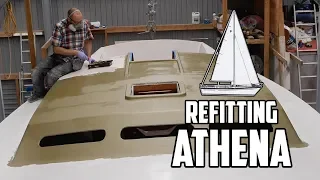 Sail Life – Painting the deck of my sailboat video 1 of 2 – DIY sailboat restoration