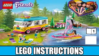 LEGO Instructions | Friends | 41681 | Forest Camper Van and Sailboat (Book 1)