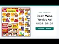 Cash Wise Weekly Ad 26 - 26 Top 10 Deals
