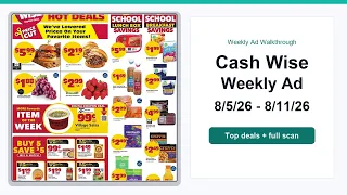 Cash Wise Weekly Ad 26 - 26 Top 10 Deals