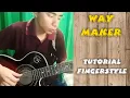 Lagu Aquí estas ( WAY MAKER ) TUTORIAL EN GUITARRA ACÚSTICA ESTILO FINGERSTYLE