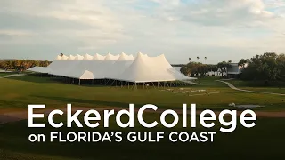 Raising of the Commencement tent 2026