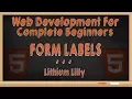 Web Development for Complete Beginners Form Labels