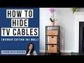 How to Hide TV Cables Without Cutting the Wall