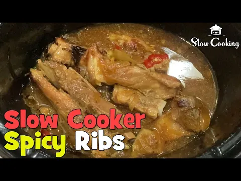 Spicy Asian Slow Cooker Ribs