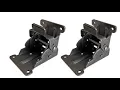 MechWares Foldable Support Bracket Self Locking Hinge Review Solid and decent action with the loc