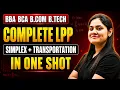 Linear Programming and Transportation Problems Complete Chapter BBA BCA B COM B TECH Dream Maths