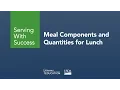 Serving with Success - Meal Components and Quantities for Lunch