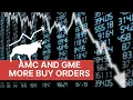 GME and AMC down while there were more buy orders than sell orders