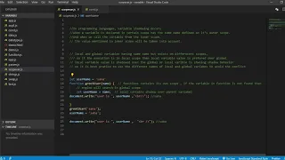 Shadow Variables in JavaScript ENG Module 1 Lecture 19 ZE - 214