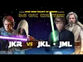 3v3 - JKR GAS JKL vs JKL JML Hermit SWGOH GAC Jedi Counter